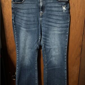 Zenana Outfitters Dark Blue Straight Leg Jeans